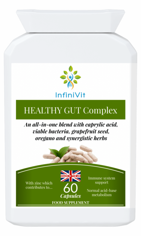 HEALTHY GUT Complex - Natural Supplements for a Healthy Gut and Improved Digestion